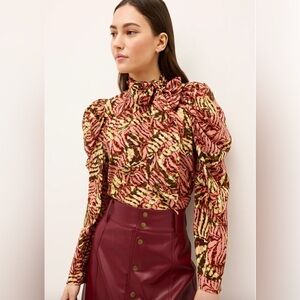 Marie Oliver Gabriella Blouse, Lynx